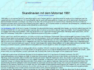 Mit dem Motorrad nach Lappland