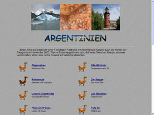 Patagonien in Südamerika