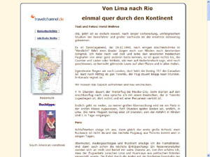 Von Lima nach Rio
