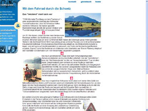Mit dem Rad in der Schweiz