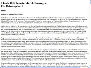 Mit dem Rad durch Norwegen