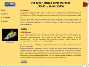 Mit dem Motorrad durch Marokko