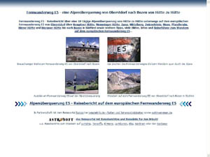Alpenüberquerung von Oberstdorf nach Bozen - Fernwanderweg E5