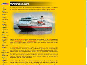 Die Hurtigruten Seereise