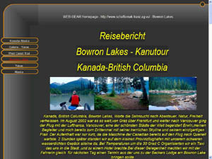 Kanutour in British Columbia