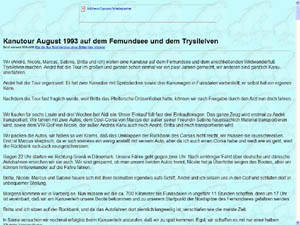 Kanutour auf dem Femundsee