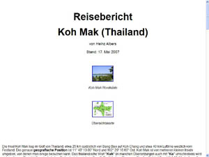 Die thailändische Insel Koh Mak
