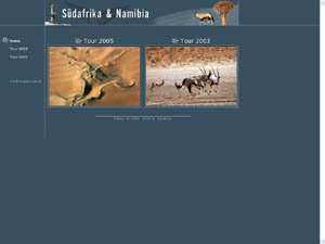 Vom 27. August bis zum 24. September 2005 reisten wir wieder nach Südafrika und Namibia.