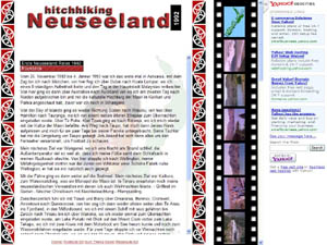 Rucksackreise durch Neuseeland