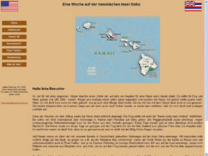 Die hawaiische Insel Oahu