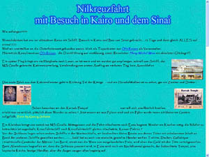 Kreuzfahrt auf dem Nil
