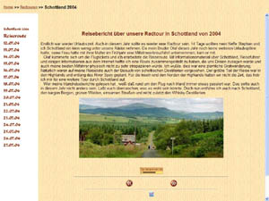 Mit dem Rad durch Schottland