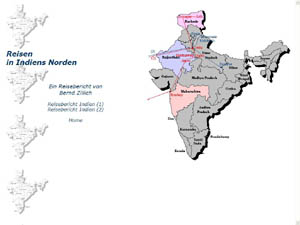 Reisen in den Norden Indiens