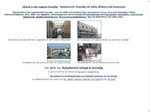 Urlaub in der Lagunenstadt Venedig