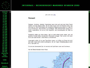 Interrail: Marokko - Spanien 2000