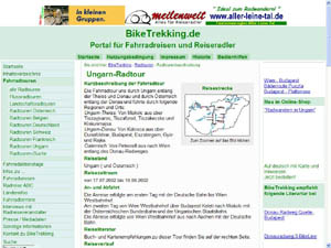 Mit dem Rad durch Ungarn