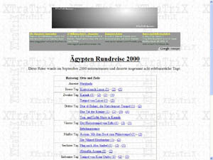 Ägypten Rundreise 2000