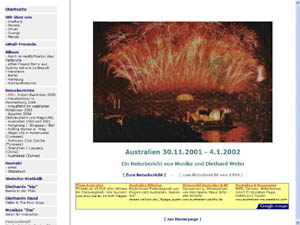 Australien 2001 - Ein Reisebericht von Monika und Diethard Wehn