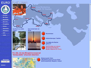 Euro-Tour2000, Europaumsegelung - Rhein, Main, Donau, Schwarzes Meer, Bosporus und Marm