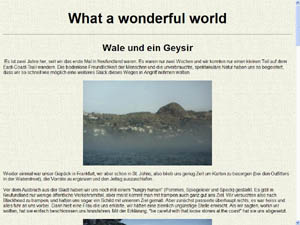 Wale in Neufundland