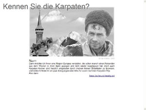 Wanderung durch die Karpaten