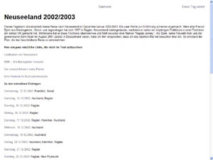 5 Wochen Neuseeland 2002/2003
